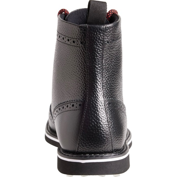 G/Fore Men’s Gallivanter Wingtip Golf Boots Shoes Onyx 12.5 13 NEW - Picture 9 of 10